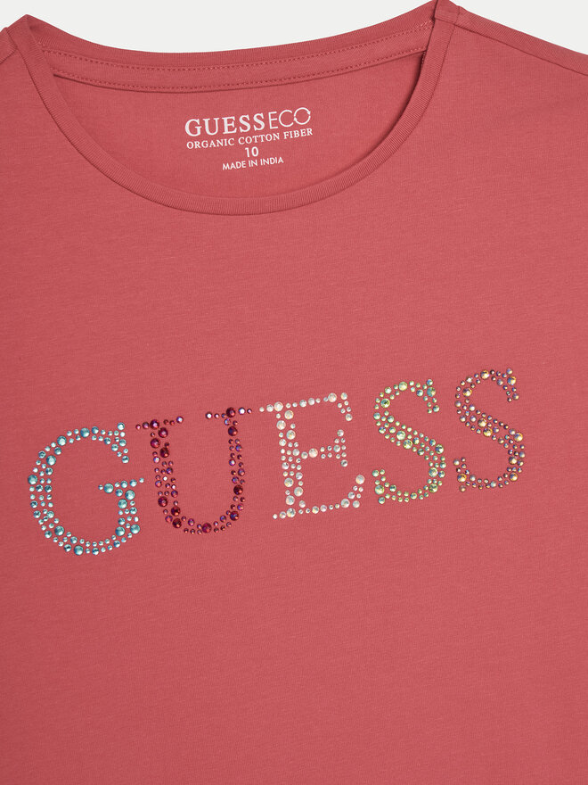 Guess Guess Футболка J5GI38 J1314 Оранжевий Regular Fit