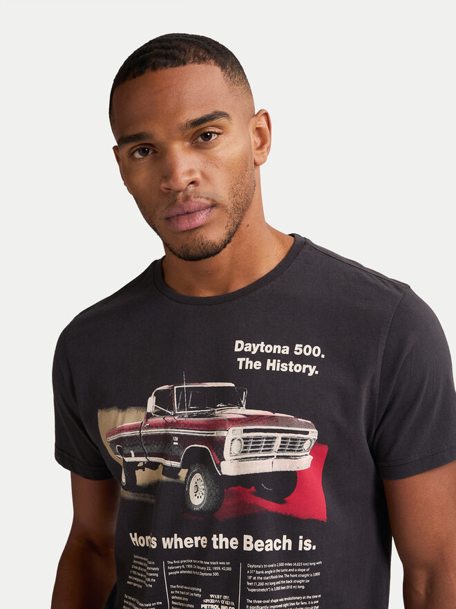 Petrol Industries Petrol Industries Camiseta M-1050-TSR604 Negro Regular Fit