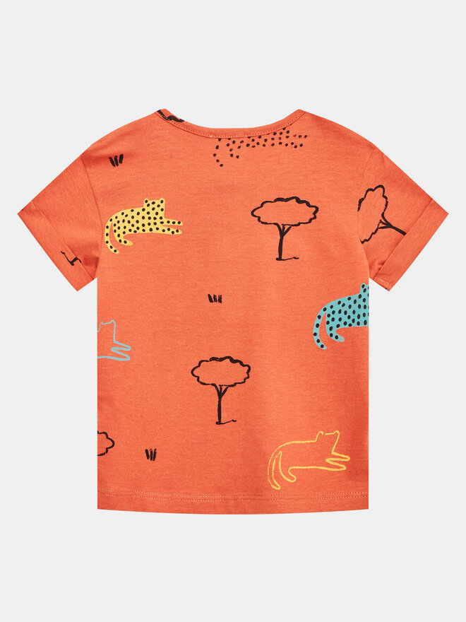 United Colors Of Benetton United Colors Of Benetton Marškinėliai 3ZCTAQ00F Oranžinė Regular Fit