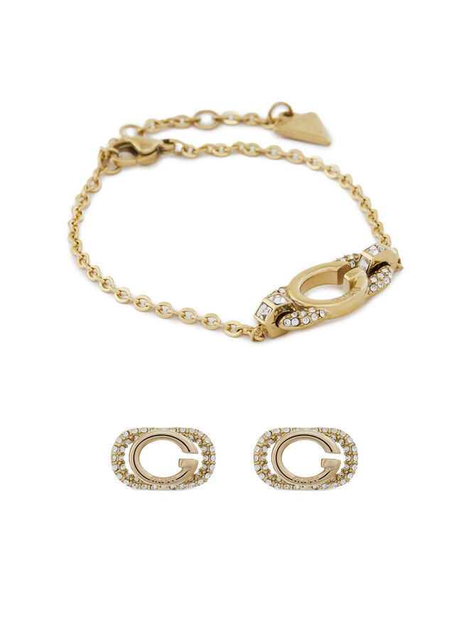 Guess Set bracciale e orecchini Guess JUBS04 693JW Oro