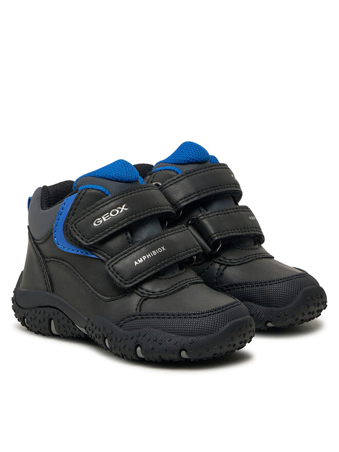 Geox Schnürschuhe Geox B Baltic Boy B Abx B4620A 0MEFU C0245 M Schwarz