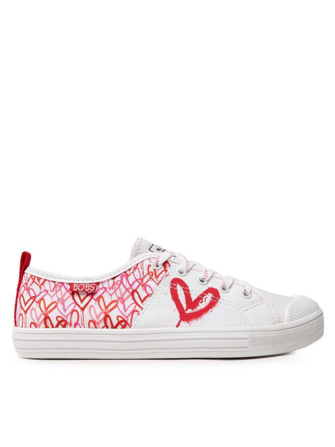 Skechers Sneakers aus Stoff Skechers All Corazon 113952/WRPK Weiß