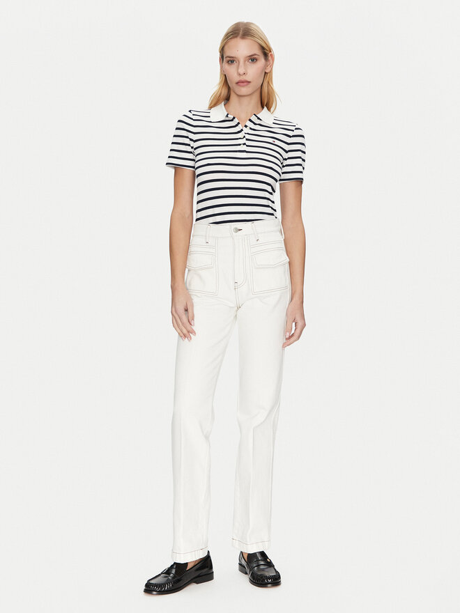 Tommy Hilfiger Tommy Hilfiger Pólóing 1985 WW0WW43225 Sötétkék Slim Fit