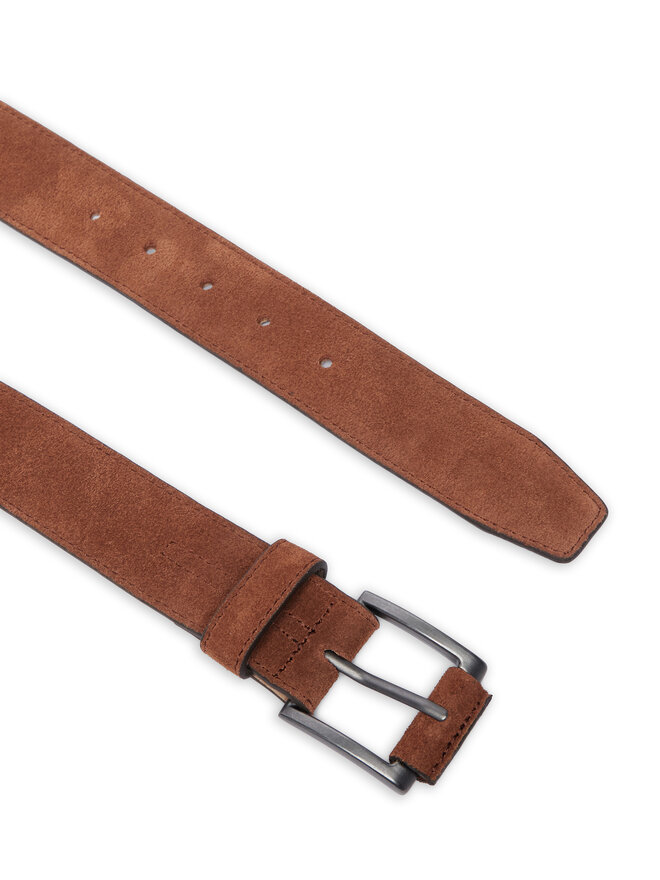 Tommy Hilfiger Gürtel Tommy Hilfiger Th Soho Roller Suede 3.5 AM0AM14554 Braun