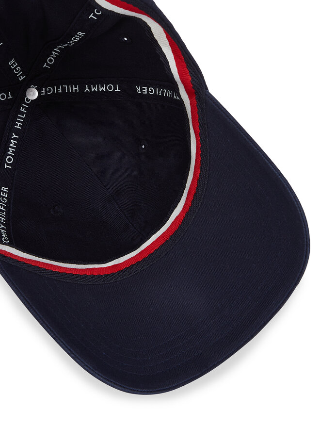 Tommy Hilfiger Cappellino Tommy Hilfiger Essential Flag Soft Cap AW0AW17131 Blu scuro