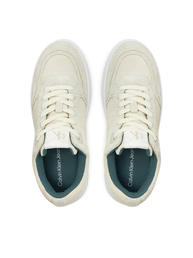 Calvin Klein Jeans Laisvalaikio batai Calvin Klein Jeans Bold Platf Laceup Low Mg Suede YW0YW01575 Smėlio