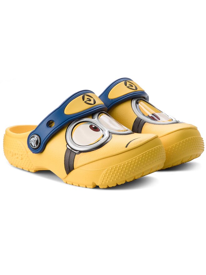 Crocs Klapki Crocs Crocsfunlab Minions Clog 204113 Żółty
