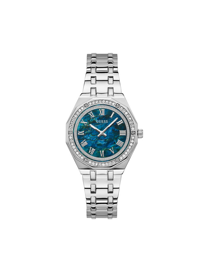Guess Zegarek Guess GW0770L1 Srebrny