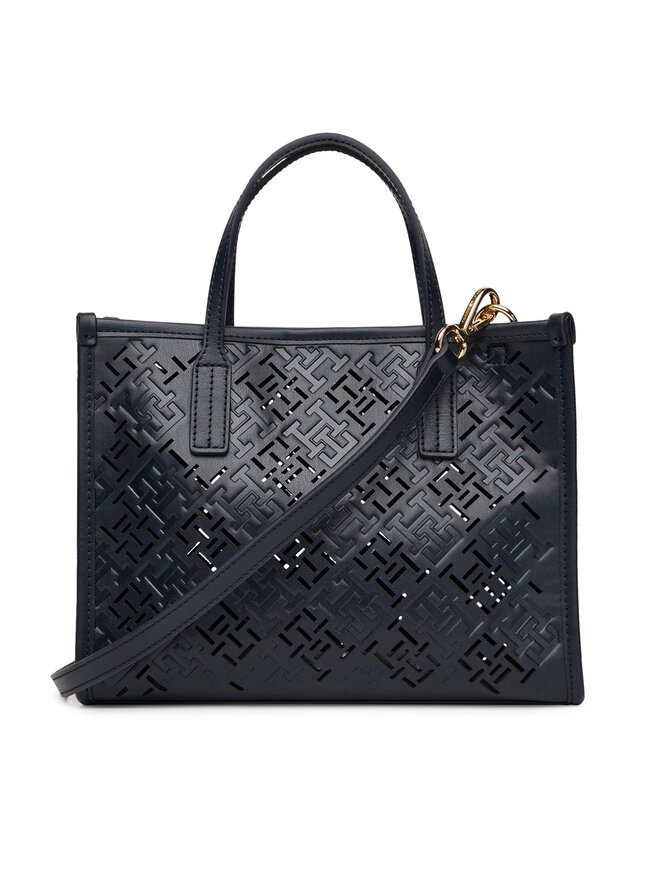 Tommy Hilfiger Handtasche Tommy Hilfiger Th City Mini AW0AW17500 Dunkelblau