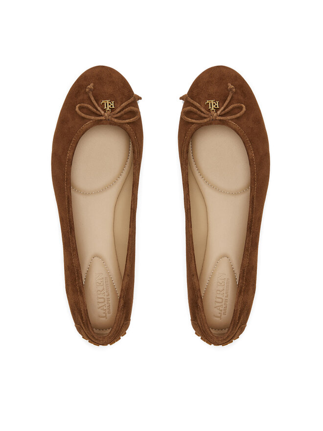 LAUREN RALPH LAUREN Μπαλαρίνες LAUREN RALPH LAUREN 802951376001 Καφέ