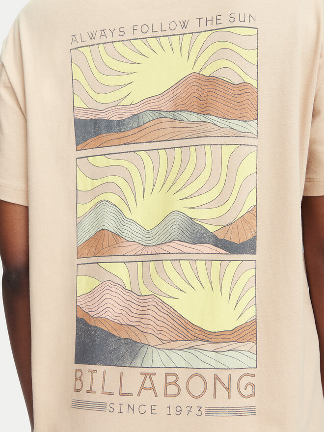 Billabong Billabong T-Shirt Sun Phased EBJZT00423 Beige Oversize