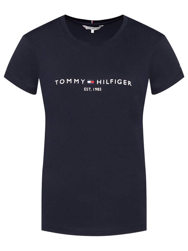 Tommy Hilfiger Tommy Hilfiger T-shirt Heritage C-Nk WW0WW31999 Tamnoplava Regular Fit