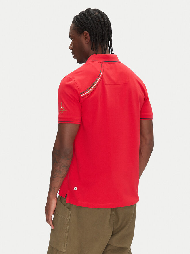 Aeronautica Militare Aeronautica Militare Poloshirt 251PO1853P191 Rot Regular Fit