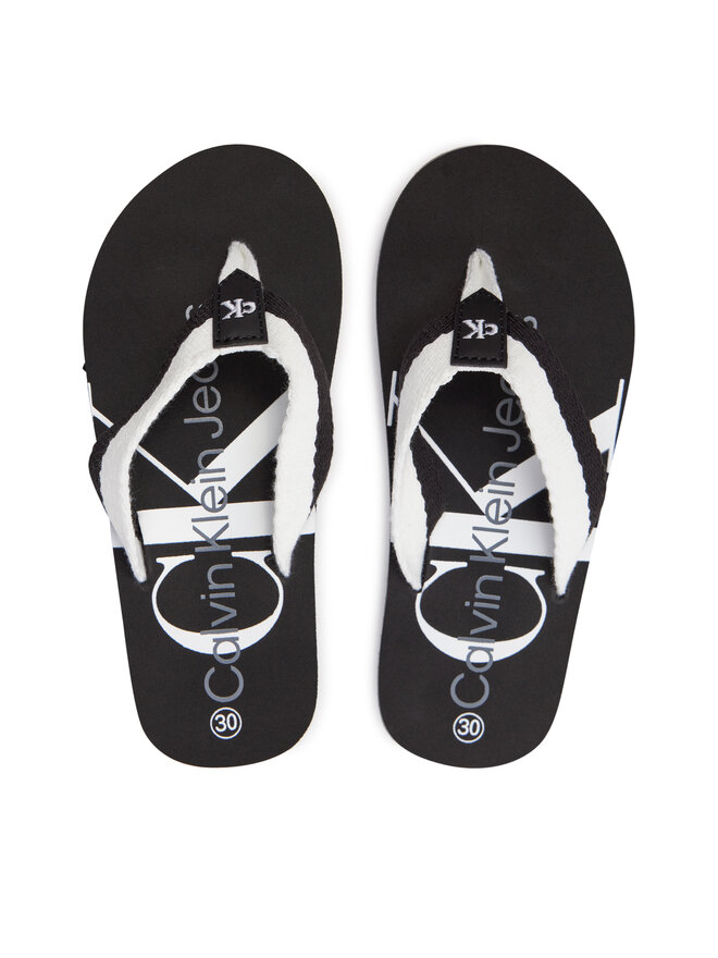 Calvin Klein Jeans Šlepetės per pirštą Calvin Klein Jeans V3X8-80918-0058 M Juoda