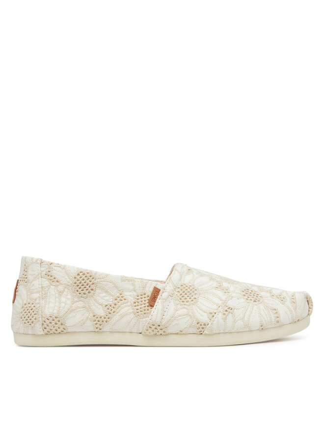 Toms Félcipő Toms Alpargata Classic 10021932 Ekru