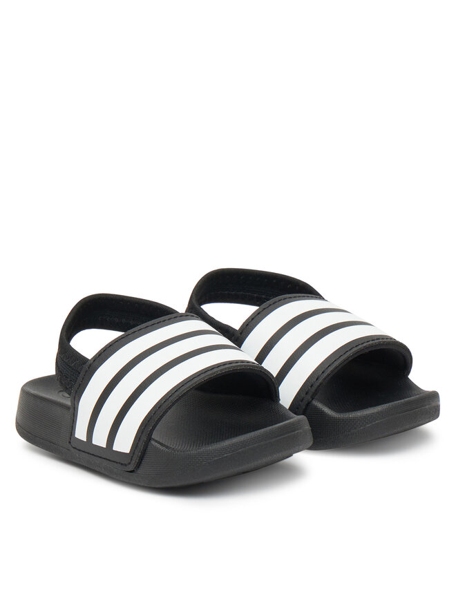 adidas Sandále adidas adilette Estrap JR5323 Čierna