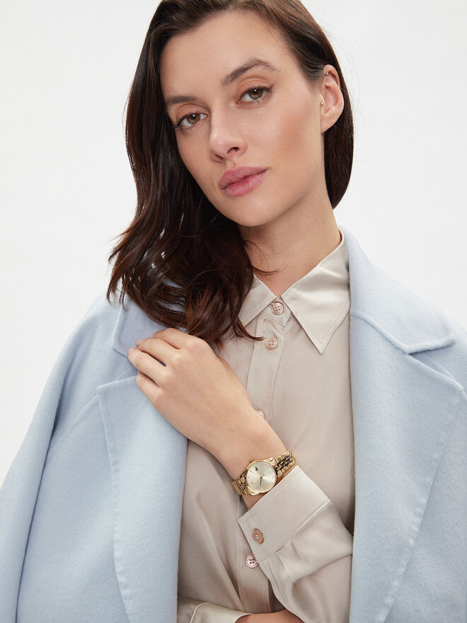 Lacoste Часовник Lacoste Tuilerie 2001303 Златист