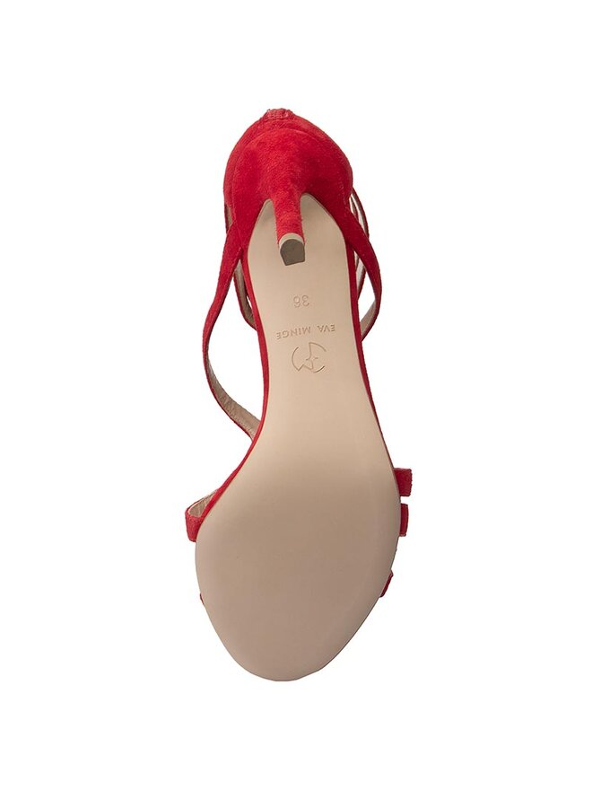 Eva Minge Sandalen Eva Minge Rafaela 1L 17SF1372174ES Rot