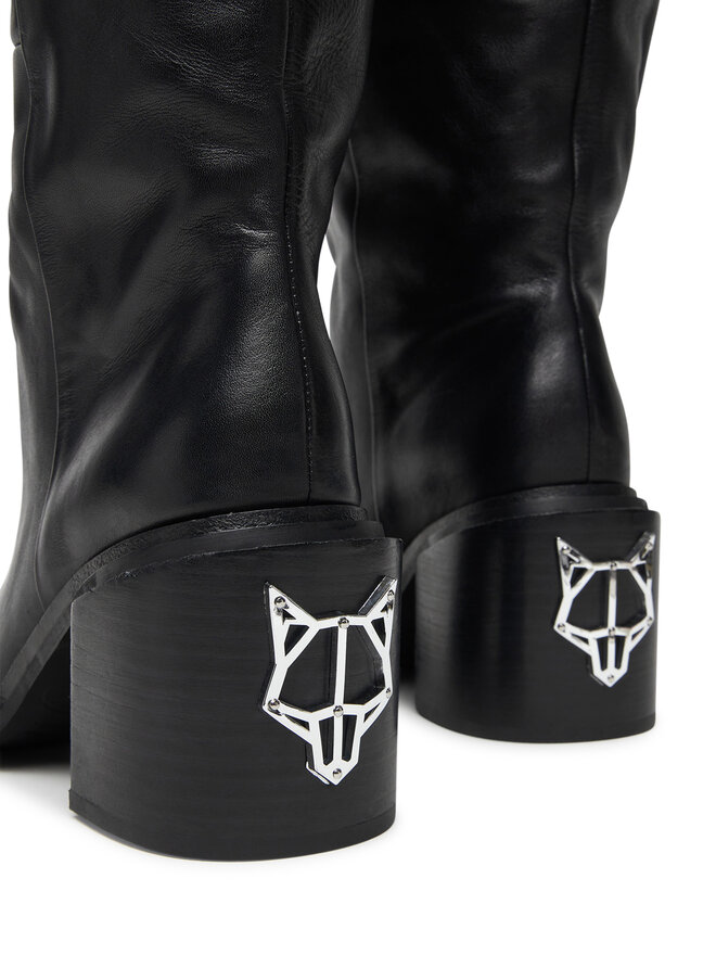Naked Wolfe Botas altas Naked Wolfe Nature Nappa Prince Negro