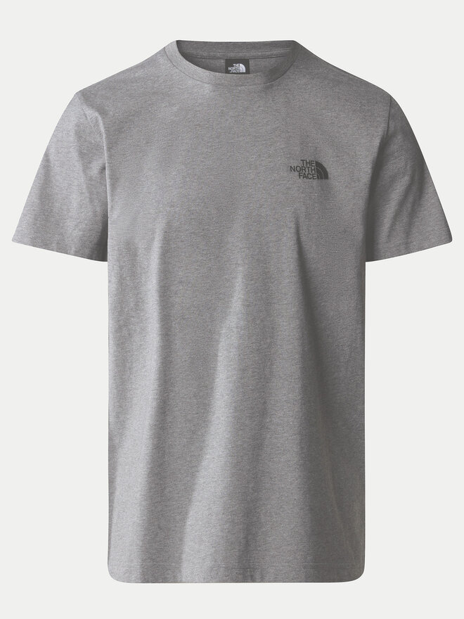 The North Face The North Face Marškinėliai Simple Dome NF0A87NG Pilka Regular Fit