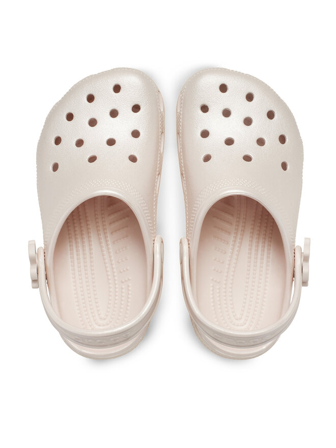 Crocs Pantoletten Crocs Classic Pearl Shine Clog K 212814 Rosa