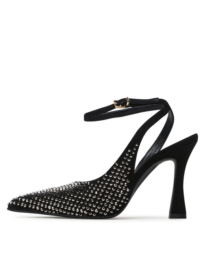 PINKO Туфлі на шпильці PINKO Lisette Slingback PE 23 BLKS1 100566 A0N6 Чорний
