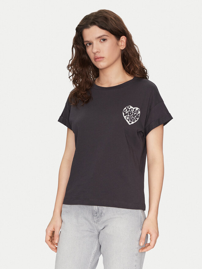 Noisy May Noisy May T-Shirt Gaby 27032954 Schwarz Regular Fit