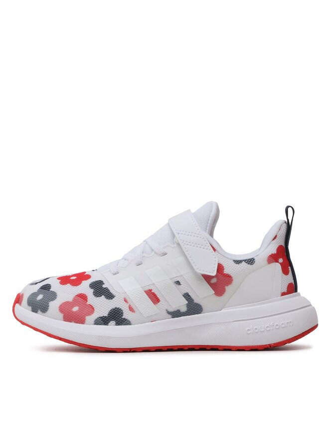 adidas Снікерcи adidas Fortarun 2.0 Cloudfoam Sport Running Elastic Lace Top Strap Shoes GZ9754 Білий