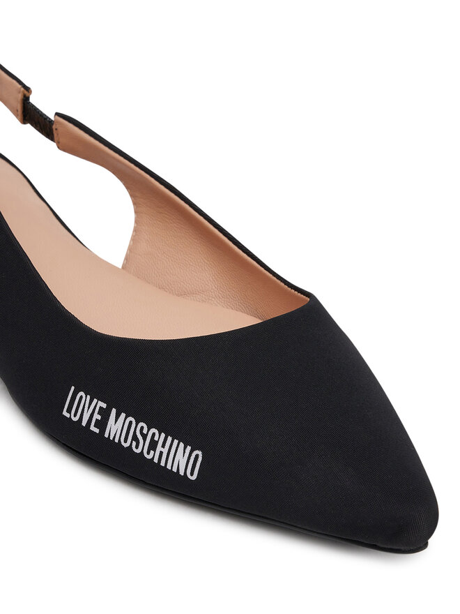 LOVE MOSCHINO Baleríny LOVE MOSCHINO JA11021G0MIM0000 Černá