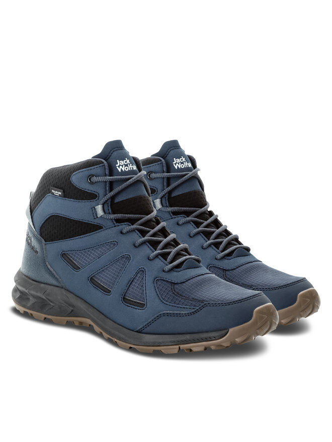 Jack Wolfskin Bakancs Jack Wolfskin Woodland 2 Texapore Mid M 4051261 Sötétkék