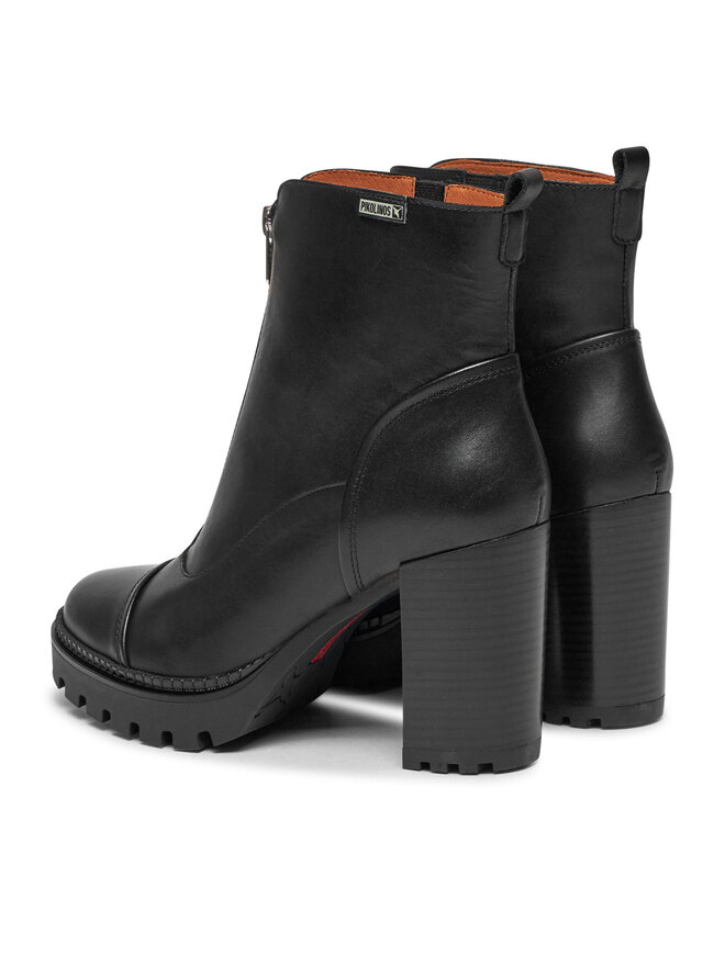 Pikolinos Μποτάκια Pikolinos Cervera W1J-8829 Μαύρο
