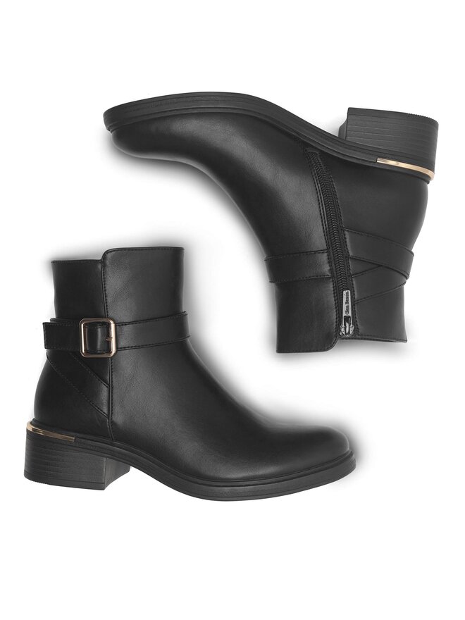 Clara Barson Μποτάκια Clara Barson LUCETTE WS5122-16 Μαύρο