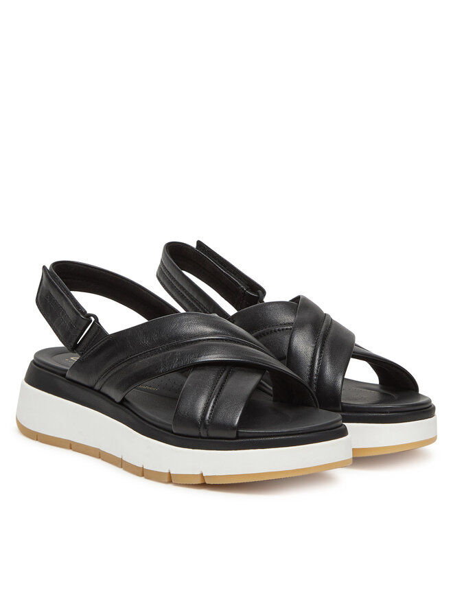 Clarks Basutės Clarks Tuscan Cross 26182233 Juoda