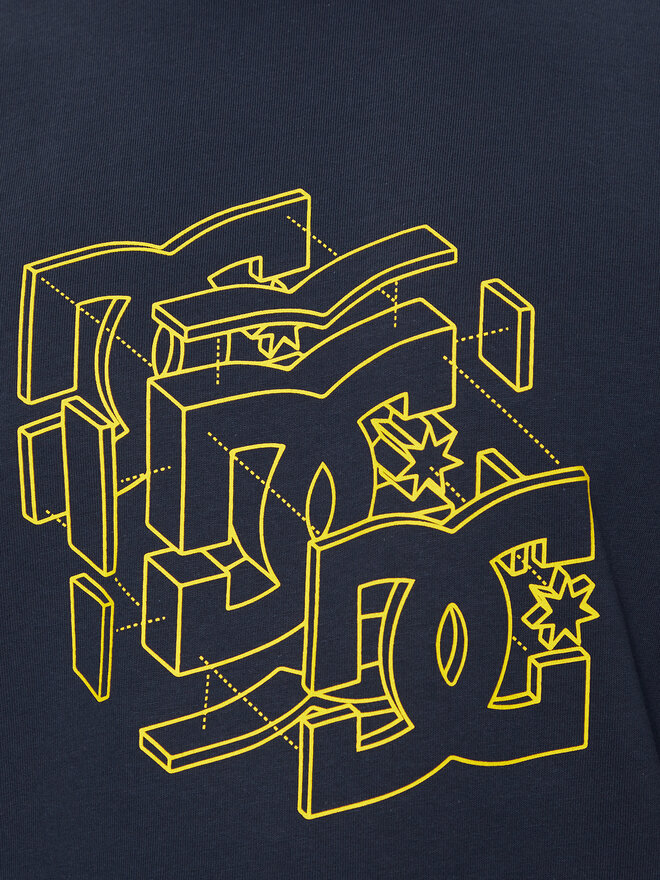 DC DC T-Shirt Rebuild Hss ADYZT05337 Dunkelblau Regular Fit