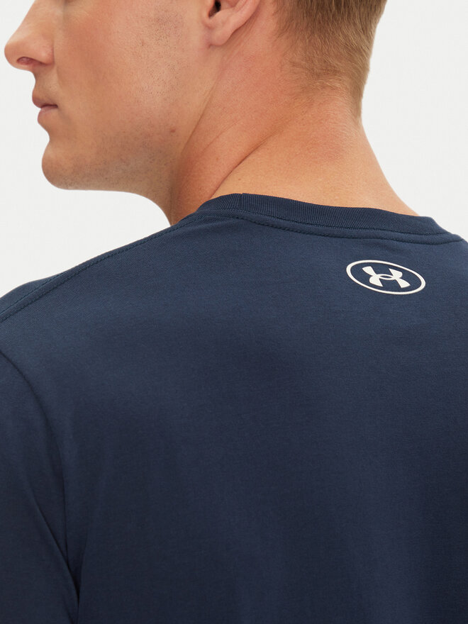Under Armour Under Armour Póló Ua Sportstyle Logo Update Ss 1382911 Sötétkék Loose Fit