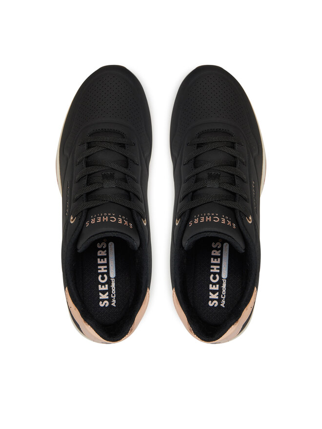 Skechers Снікерcи Skechers UNO Wedge - Hi Steps (177520-BBK) 177520/BLK Чорний