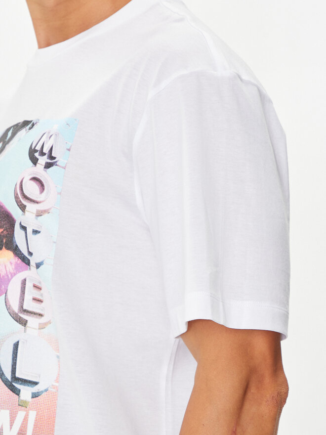 HUGO Hugo T-Shirt Narcado 50513316 Weiß Relaxed Fit