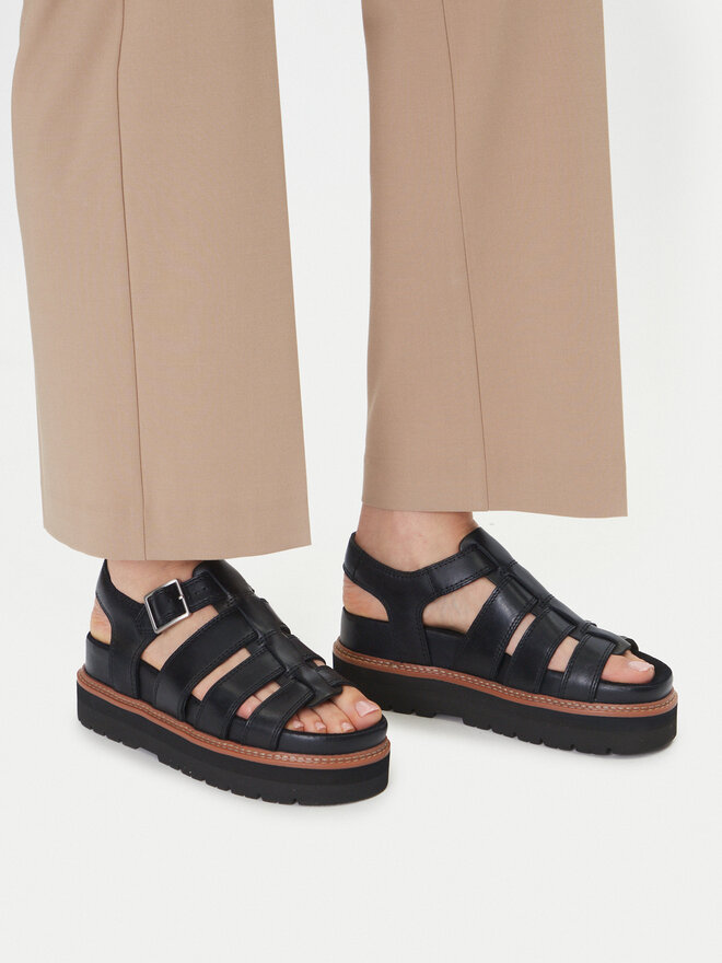 Clarks Босоніжки Clarks Orianna Twist 26176317 Чорний