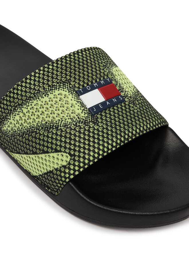 Tommy Jeans Pantoletten Tommy Jeans Tjm Summer Sandal 26 EM0EM01697 Grün