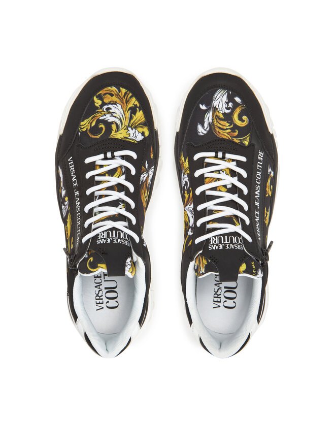 Versace Jeans Couture Sneakersy Versace Jeans Couture 78YA3SI5 Czarny