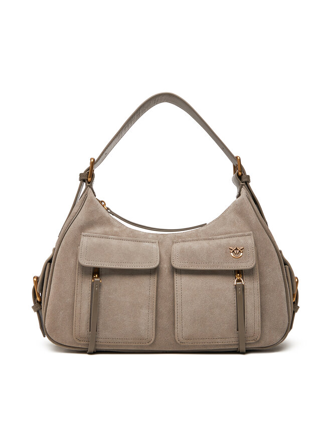 PINKO Torebka PINKO Cargo Bag Maxi PE 25 PLTT 104507 A29N Szary