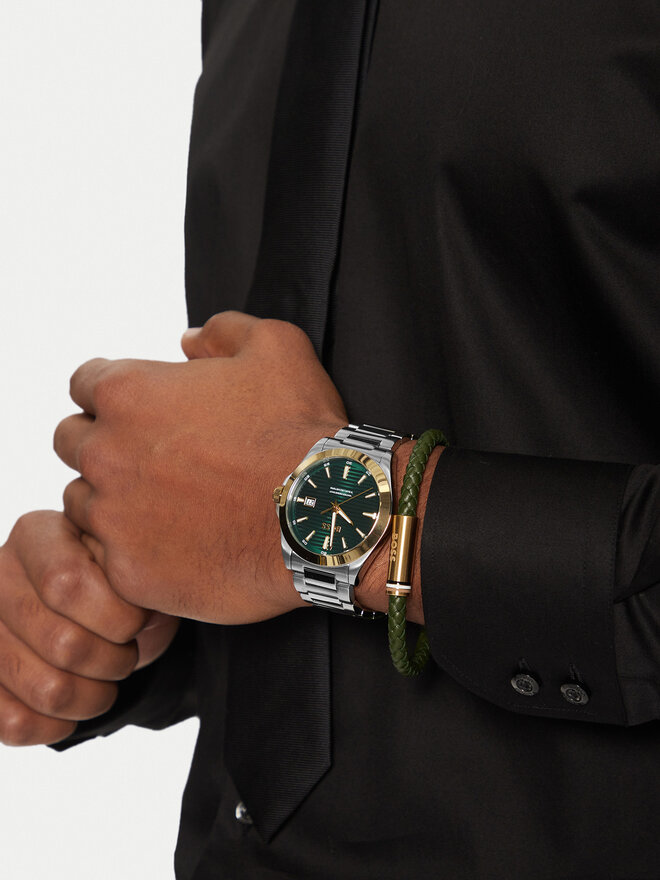 BOSS Set orologio e braccialetto BOSS Strike - Gift Set 1570179 Argento