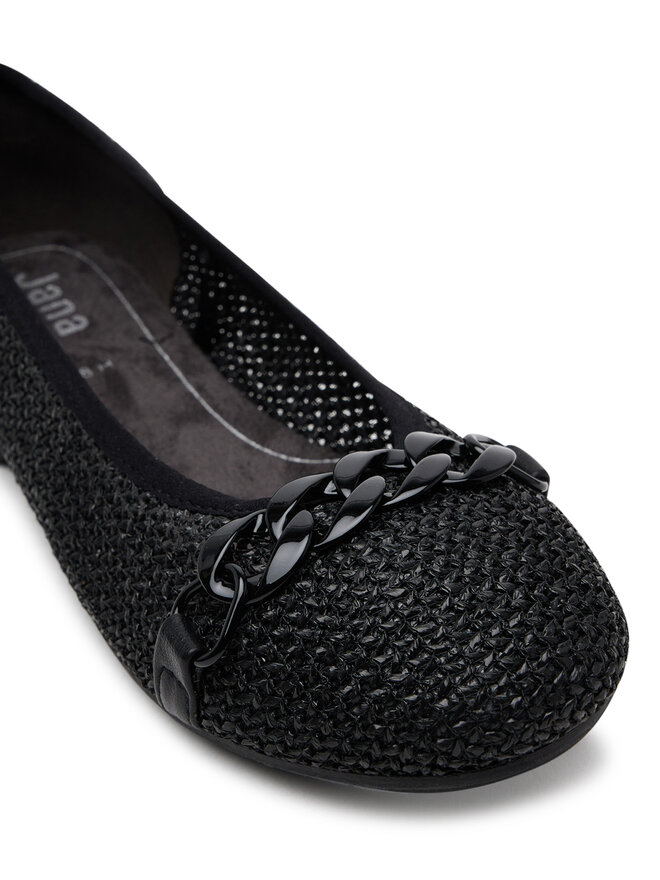 Jana Ballerinas Jana 8-22171-44 Schwarz