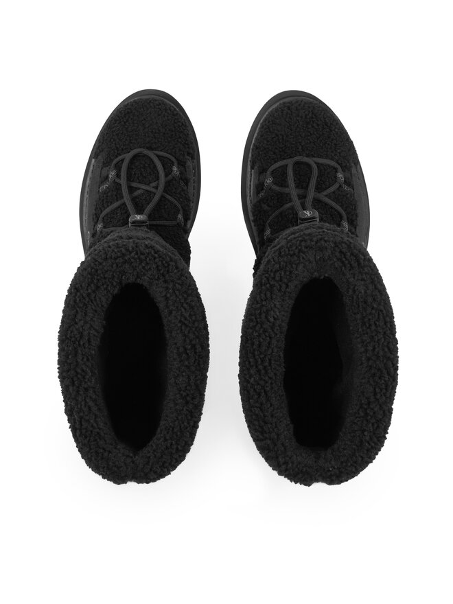 Calvin Klein Jeans Апрески Calvin Klein Jeans Flatform Snow Boot Sherpa Wn YW0YW01195 Черен