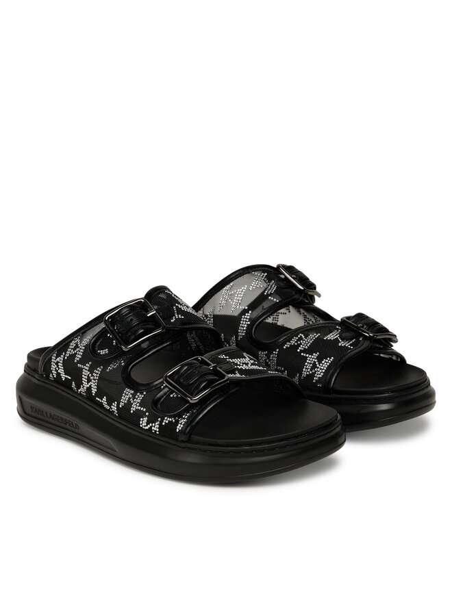 KARL LAGERFELD Papucs KARL LAGERFELD Kapri Slide KL62505A Fekete