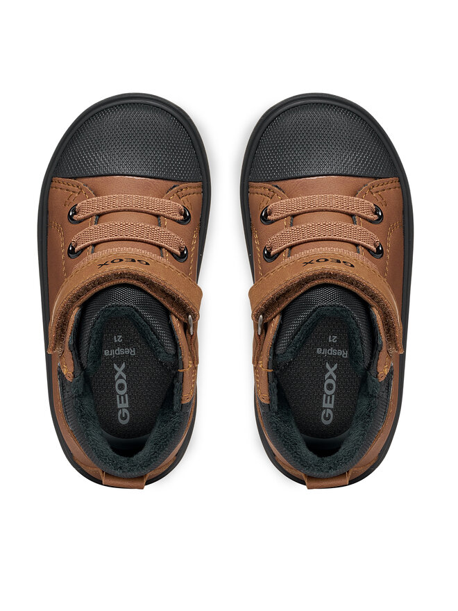 Geox Schnürschuhe Geox B Gisli Boy B461NC 0MEFU C1192 Braun