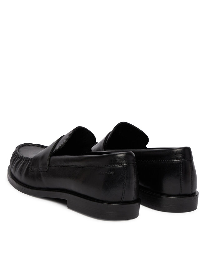Calvin Klein Slipper Calvin Klein Round Loafer Lth HW0HW03031 Schwarz