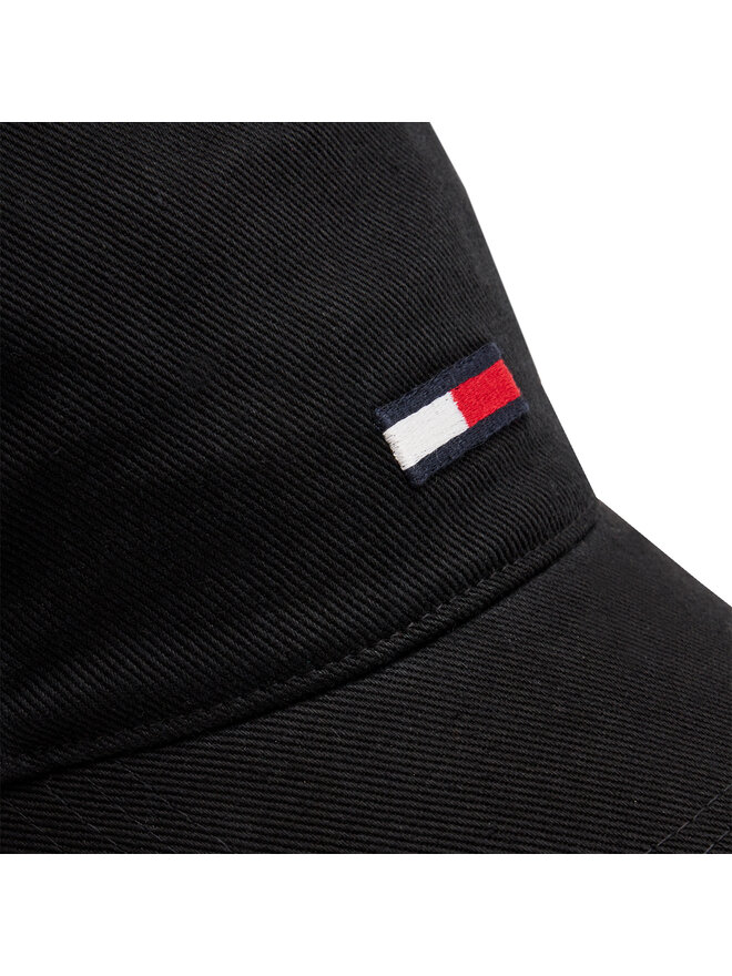 Tommy Jeans Czapka z daszkiem Tommy Jeans Tjm Elongated Flag Denim Cap AM0AM12427 Czarny
