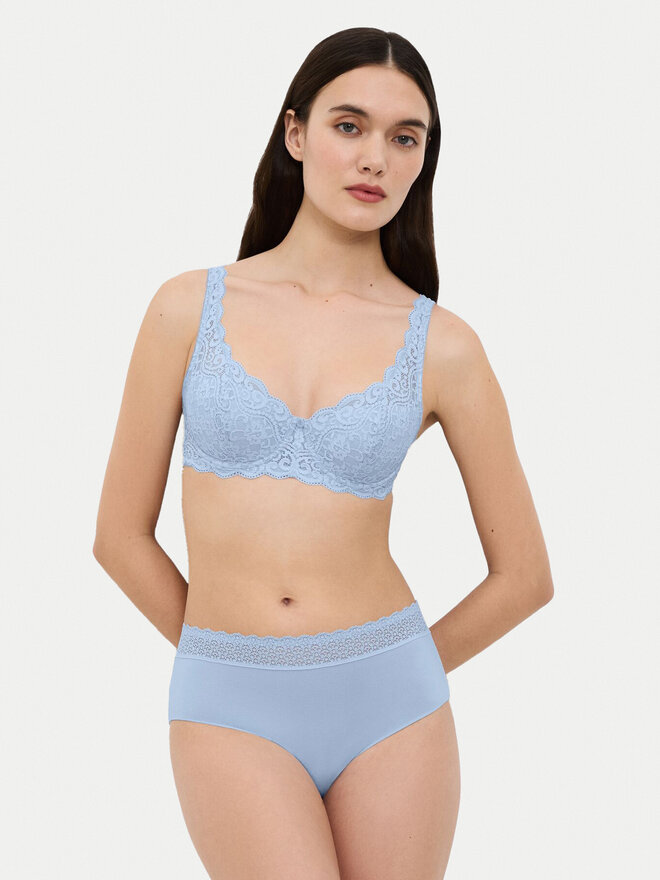 Triumph Triumph Бюстгальтер з підкладкою Amourette 10209584 Блакитний