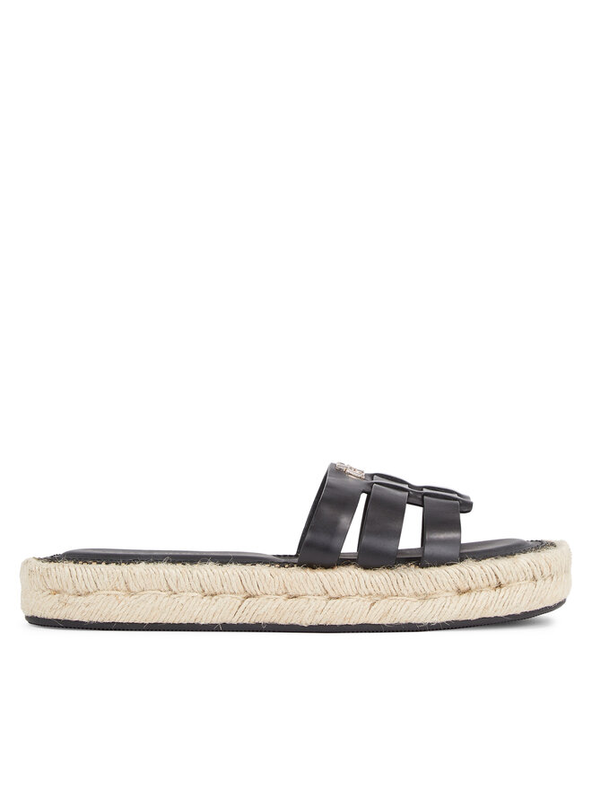 Espadrilles Tommy Hilfiger Authentic Flat FW0FW07745 Noir chaussures